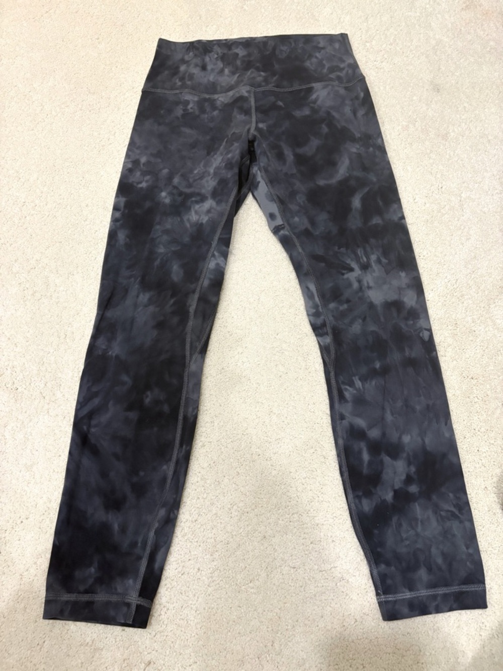 Lululemon Align 25” Pant Diamond Dye Pitch Grey Graphite Grey Size 8 - Picture 3 of 8